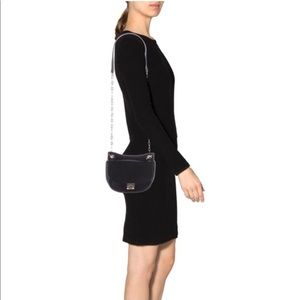 Massimo Dutti leather mini cross body bag